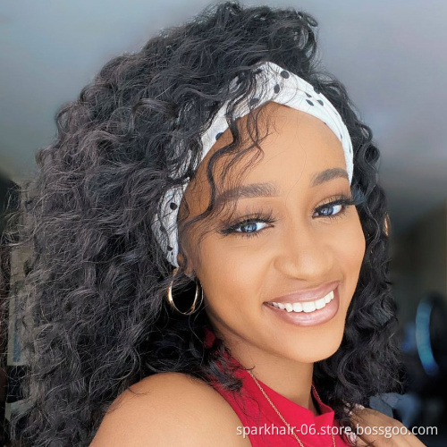 Wholesale Headband Bob Wig Human Hair For Black Women,Remy Human Hair Headband Wig,Headband Straight Ponytail Human Hair Wig